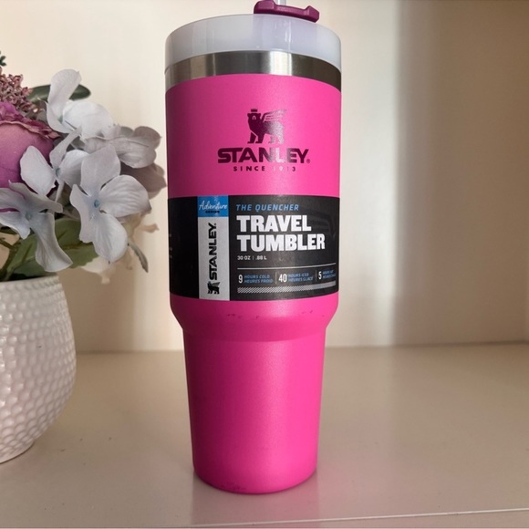 🎉LAST CHANCE🎉Stanley 30oz Stainless Steel Adventure Quencher Azalea - Picture 10 of 10
